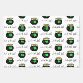 Handgetekende cartoon St Patrick's Day Inpakpapier Vel (Voorkant 2)