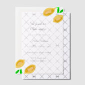handgetekende citroenbladeren voeg details toe bru vellum uitnodigingen (Offset (Uitnodiging))