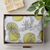 Handgetekende citroenboom - Ondoorzichtig papier (Geschenk)