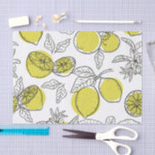 Handgetekende citroenboom - Ondoorzichtig papier (Craft)