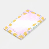 Handgetekende citroenrand post-it notities post-it® notes (Schuin)