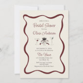 Handgetekende cocktails Vrijgezellenfeest Kaart (Voorkant)