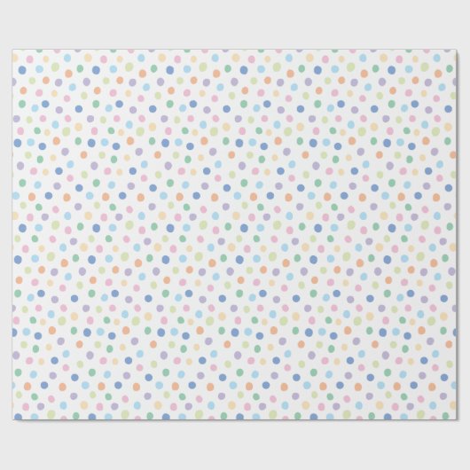 Handgetekende Confetti Stippen Modern Pattern Gift Cadeaupapier (Vlak)