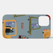 Handgetekende digitale pastelkleur pastel, naadloo Case-Mate iPhone case (Achterkant (horizontaal))