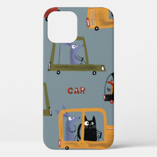 Handgetekende digitale pastelkleur pastel, naadloo Case-Mate iPhone case