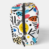 Handgetekende Doodles Speels Patroon Toilettasje (Rechts)