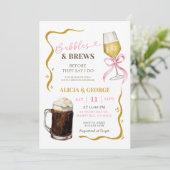 Handgetekende eigenzinnige koppels douche kaart (Staand voorkant)