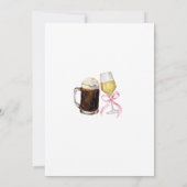 Handgetekende eigenzinnige koppels douche kaart (Achterkant)