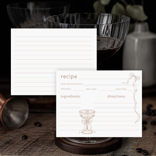 handgetekende espresso martini Bruidsrecept