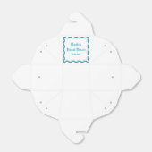 Handgetekende Fantasievolle Golvende Rand Bruidsme Bedankdoosjes (Uitgevouwen)