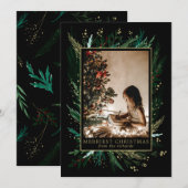 Handgetekende Feestdagen met originele kunst en uw Feestdagenkaart (Voorkant / Achterkant)