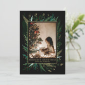 Handgetekende Feestdagen met originele kunst en uw Feestdagenkaart (Staand voorkant)