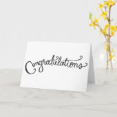 handgetekende felicitatiekaart kaart (Gele Bloem)