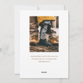 Handgetekende Fireworks New Ys-fotokaart Feestdagenkaart (Achterkant)