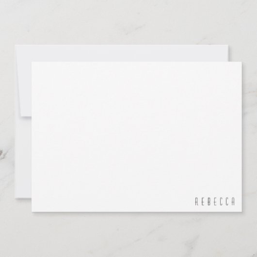 Handgetekende Floral II Spray Bedankt (Achterkant)