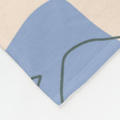 Handgetekende florale naadloos patroon, creatieve  fleece deken (Hoek)