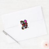 Handgetekende Fruit Sticker Set – Kleurrijk Tropis (Envelop)