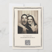 Handgetekende funky handschrift Save the date (Achterkant)