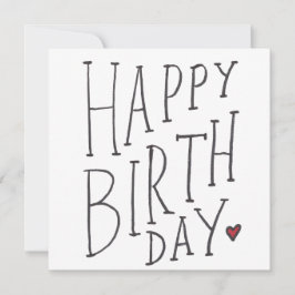 Handgetekende Gefeliciteerd met je verjaardag Kaart