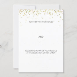 Handgetekende Gold Whimsical Wedding