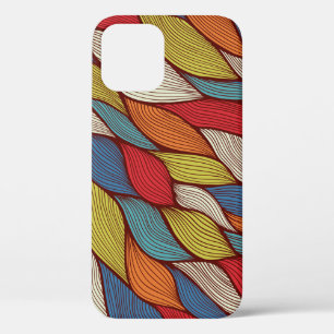 Handgetekende golven: Abstracte naadloze achtergro Case-Mate iPhone Case