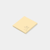 Handgetekende Greyhound-lijn Kunst - Minimalistisc Post-it® Notes (Schuin)