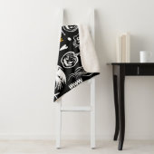 Handgetekende Halloweensymbolen,  collectie. Sherpa Deken (In situ)