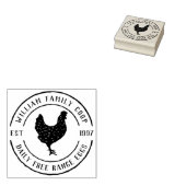 Handgetekende handmatige en ronde Boerderij - Eido Rubberstempel (Gestempeld)