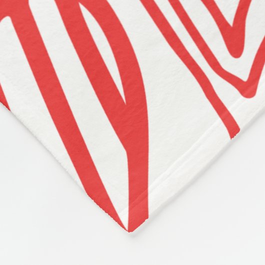 Handgetekende Hearts Design | Grappig en romantisc Fleece Deken (Hoek)