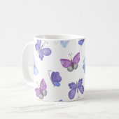 Handgetekende Hearts Design | Grappig en romantisc Koffiemok (Voorkant links)