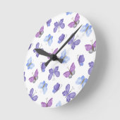 Handgetekende Hearts Design | Grappig en romantisc Ronde Klok (Hoek)