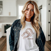 handgetekende Hoefijzers | neutraal rustiek Wester Tri-Blend Shirt