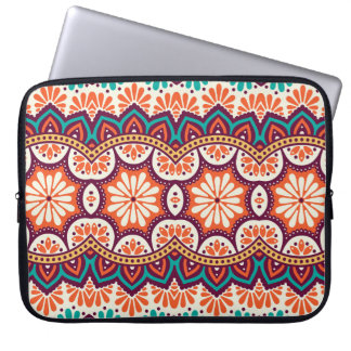 Handgetekende,  islamitische decoratieve elementen laptop sleeve