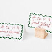 Handgetekende Italiaanse Thats Amore Pizza Handges Plaatskaartje