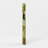 Handgetekende Jungle Groene Bruine Blad Case-Mate iPhone Case (Achterkant/rechts)