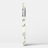 Handgetekende katten doodle naadloos patroon. Case-Mate iPhone case (Achterkant / Links)
