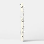 Handgetekende katten doodle naadloos patroon. Case-Mate iPhone case (Achterkant / Rechts)