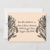 Handgetekende kennisgeving thuisbeweging kaart (Achterkant)