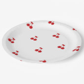 Handgetekende kers op top handgetekende grillige papieren bordje (Gekanteld)