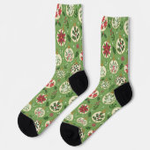 Handgetekende Kerstbal Soks Sokken (Links)