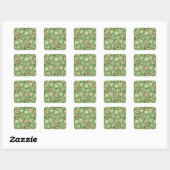 Handgetekende Kerstbal Sticker (Vel)