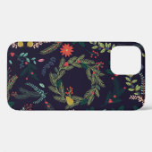 Handgetekende kerstbloemen: collectie Case-Mate iPhone case (Achterkant (horizontaal))