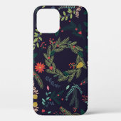 Handgetekende kerstbloemen:  collectie Case-Mate iPhone case (Achterkant)