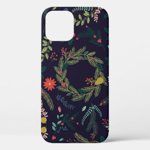 Handgetekende kerstbloemen:  collectie Case-Mate iPhone case