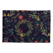 Handgetekende kerstbloemen: collectie kussensloop (Achterkant)