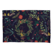 Handgetekende kerstbloemen: collectie kussensloop (Voorkant)