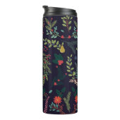 Handgetekende kerstbloemen: collectie thermosbeker (Geroteerd rechts)