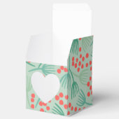 Handgetekende kerstboom Evergreen Pine Needles Bedankdoosjes (Geopend)