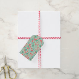 Handgetekende kerstboom groenegroen Persoonlijk Cadeaulabel