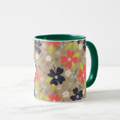 Handgetekende Kerstmis met de rode witte marine va Mok (Voorkant rechts)